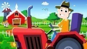 'Farmer In The Dell | Nursery Rhymes For Children | Kids TV Baby Videos | Kids Tv Cartoons'