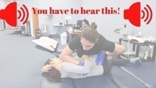 'Innovative Physical Therapy & Fitness- LOUD Back Adjustment for Back Pain'