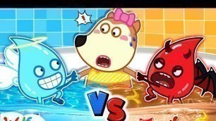 'Lucy, Keep The Bath Clean! Bad vs Good Water - Educational Videos for Kids | Wolfoo Family Official'