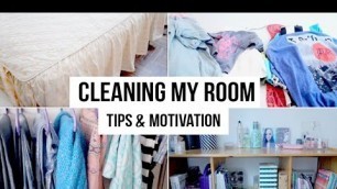 'CLEAN YOUR ROOM IN 10 STEPS | Tips & Motivation'