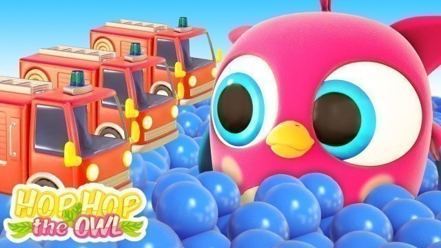 'Baby cartoons & baby videos for kids - Fire truck cartoon full episodes & Hop Hop the owl'