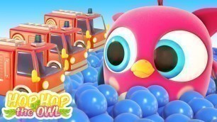 'Baby cartoons & baby videos for kids - Fire truck cartoon full episodes & Hop Hop the owl'