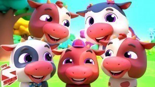 'Five Little Cows & More Baby Rhymes & Cartoon Videos by Super Supremes'