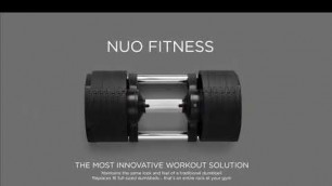 'NUO Fitness Adjustable Dumbbells - The Most Innovative Workout Solution'