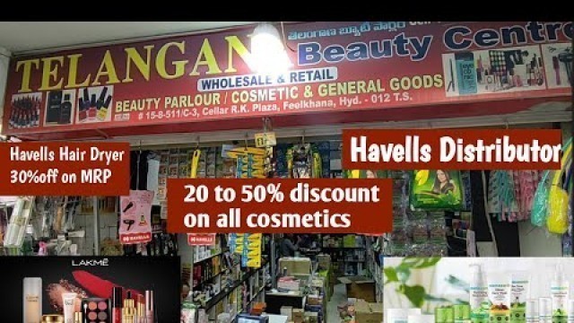 'Wholesale Beauty Products and Parlour equipments Hyderabad.Cosmetics products Hyderabad.Begum Bazaar'