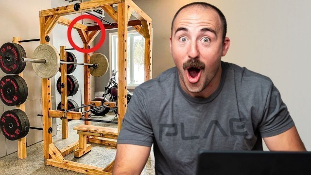 'COOP Reacts to Innovative DIY Home Gym Equipment Builds!'