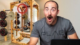 'COOP Reacts to Innovative DIY Home Gym Equipment Builds!'