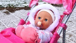 'Baby Annabell Doll Morning and Evening Routines Full Episodes: Winter Clothes for Baby Doll'