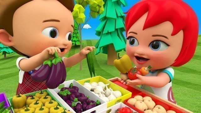 'Baby-Preschool Learning Videos | Learn Vegetables Names for Kids with Little Baby Boy Girl Fun Edu'