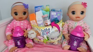 'Packing baby doll Diaper Bag  to travel with baby alive real as can be baby doll'