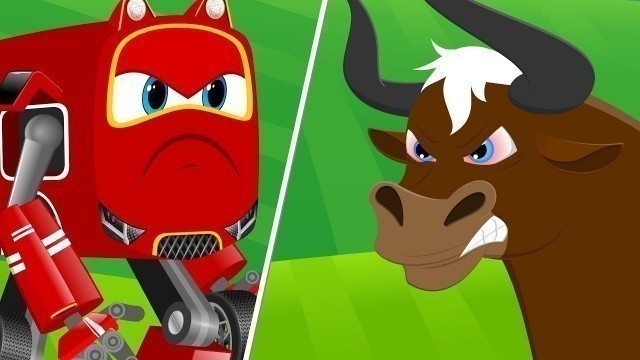 'Supercar Baby Rikki vs Magic Bull | Kids Car Cartoon Rhymes'