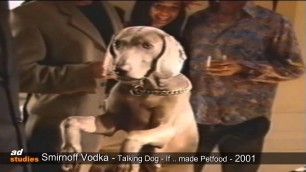 'Smirnoff Vodka - Talking Dog - plays piano'