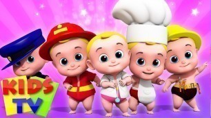 'Five Little Babies | Junior Squad Videos  | Kindergarten Nursery Rhymes For Babies by Kids Tv'