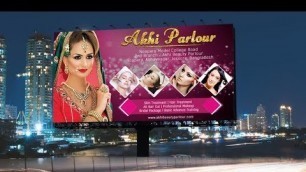 'How to make beauty parlour banner design in Photoshop'