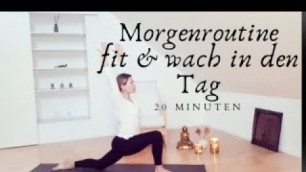 'Yoga Morgenroutine / wach & fit in den Tag / Yogaroutine / Yoga für Schwangere / Yoga am Morgen'