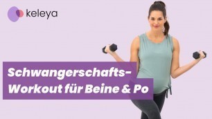 '10 MIN Starke Beine & Po in der Schwangerschaft | Workout für Zuhause | Fit in der Schwangerschaft'