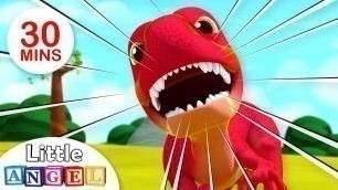 'Baby T-Rex - Dinosaurs Song | Kids Songs & Nursery Rhymes Little Angel'