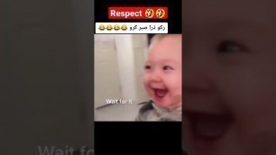 'Funny cute baby videos #shorts #shortvideo #respect #funny #kids'