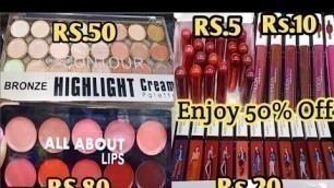 'Cheapest Makeup Wholesale Market In Vellore| Wholesale and Retail Cosmetics Shop|Parlour Items'