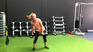 'Twin dumbell alternating snatch a new innovative exercise at Rapid FItness Langwarrin Frankston'