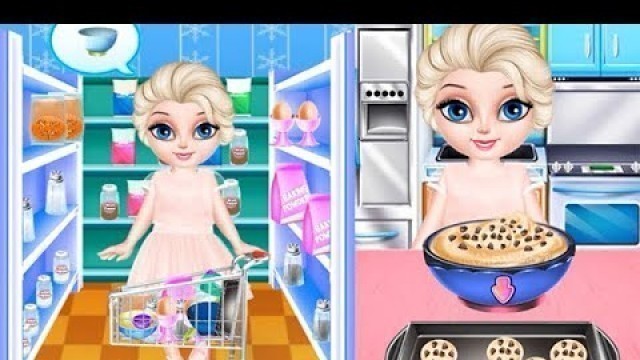 'Baby Elsa Homemade Cookies Cooking - Baby Elsa Games - Kids Game Videos By Baby Games Videos'