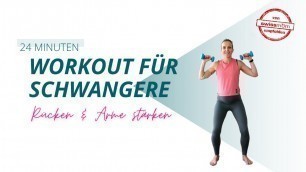 'Workout für Schwangere - Rücken & Arme stärken'