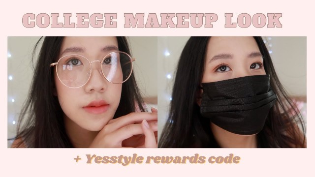 'My college makeup look 2021 | Moonshot Micro Settingfit Cushion EX'