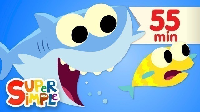 'Baby Shark - featuring @Finny The Shark  | + More Kids Songs | Super Simple Songs'