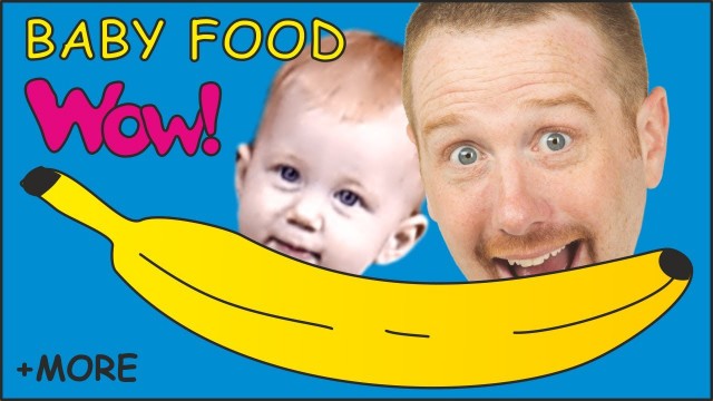 'Baby Food + MORE Steve and Maggie English Stories for Kids | English Speaking with Wow English TV'