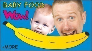 'Baby Food + MORE Steve and Maggie English Stories for Kids | English Speaking with Wow English TV'