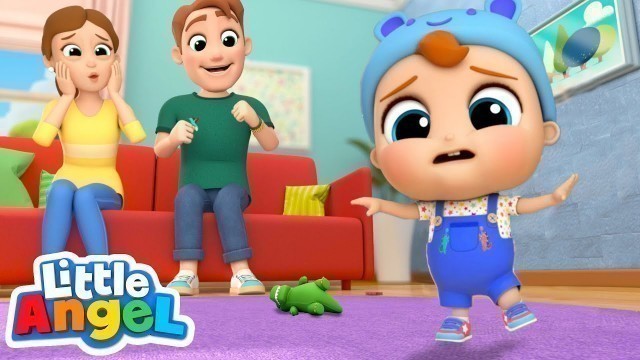 'Baby\'s First Steps! | Little Angel Kids Songs & Nursery Rhymes'