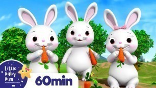 'Bunnies, Bunnies +More Nursery Rhymes and Kids Songs | Little Baby Bum'