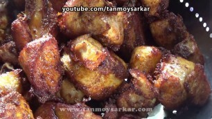 'Full Chicken Fry Rs. 480/Kg | Zakaria Street, Nakhoda Masjid, Kolkata | Street Food Of India Non Veg'