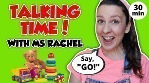 'Talking Time with Ms Rachel - Baby Videos for Babies and Toddlers -  Speech Delay Learning Video'