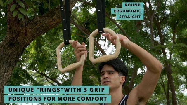 'TRINGS Gymnastic Rings - World\'s Most Innovative Gym Rings by Pullup & Dip'