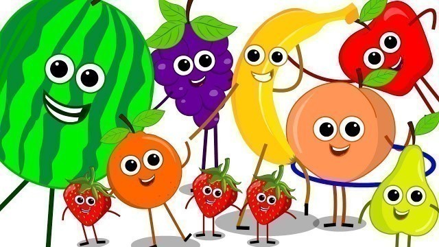 'The Fruits Song | Learn Fruits Nursery Rhymes | Baby Songs | Kids Rhymes For Children | Kids Tv'