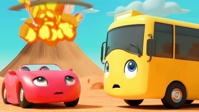 'The Erupting Volcano! | +More Go Buster  Baby Songs & Kids Cartoons | Baby Videos | ABCs & 123s'