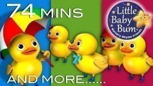 'Five Little Ducks | Learn with Little Baby Bum | Nursery Rhymes for Babies | ABCs and 123s'