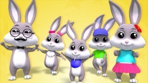 'Rabbit Finger Family | Nursery Rhymes | Children Songs | Baby Rhymes | Kids Videos by Farmees'