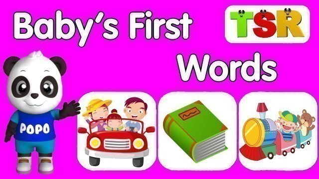 'Kids Learning Videos | Kids Vocabulary Words | Flashcards Vocabulary | Baby\'s First Words'