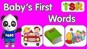 'Kids Learning Videos | Kids Vocabulary Words | Flashcards Vocabulary | Baby\'s First Words'