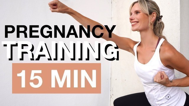 '15 MIN Power Training für Schwangere  - für alle Trimester geeignet'