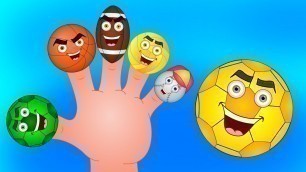 'Balls Finger Family - Sports Balls Finger Family Nursery Rhymes - Kids Baby Songs Learning Videos'