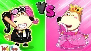 'Pink Lucy vs Black Lucy Challenge - Wolfoo and Funny Stories for Kids | Wolfoo Official Channel'