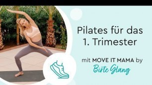 'Pilates in der Schwangerschaft – 20 Minuten | 1. Trimester | LILLYDOO Fitnessexpertin Birte Glang'