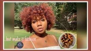 'HOW TO: Perm Rod Set on Natural Hair (fail but make it fashion)'