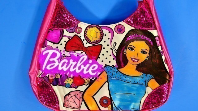 'Barbie Fashion Purse Color N\' Style Activity Design With Markers & Gems Disney Cars Toy Club'