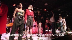 'Fashion East Men\'s Presentations SS16 at London Collections Men'