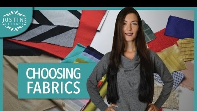 'How to choose fabrics for a fashion collection | Justine Leconte'