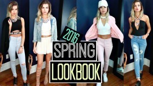 'SPRING LOOKBOOK! 2016 Ft. Fashion Nova'